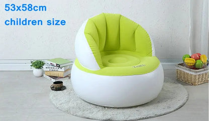 Flocking inflatable sofa