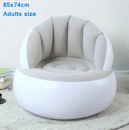 Flocking inflatable sofa