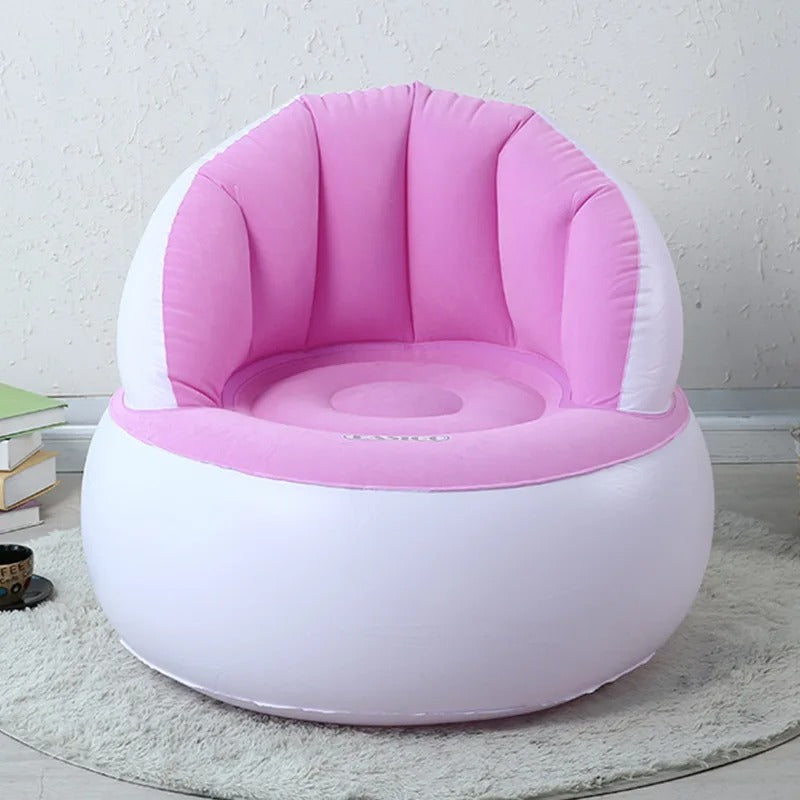 Flocking inflatable sofa