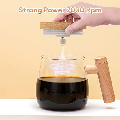 Automatic Self Stirring Cup 400ml Self Mixing Coffee Mug Glass Waterproof