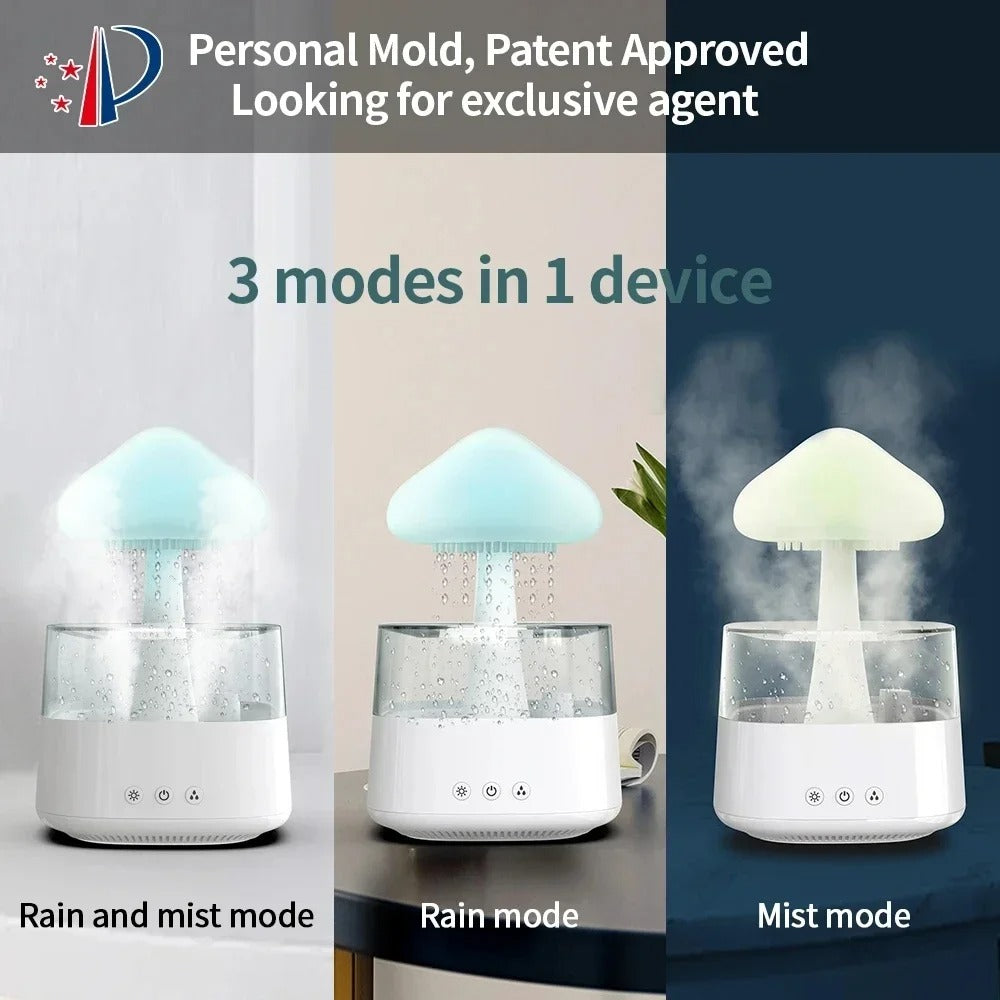 Cloud Rain Humidifier-Bluetooth Speaker