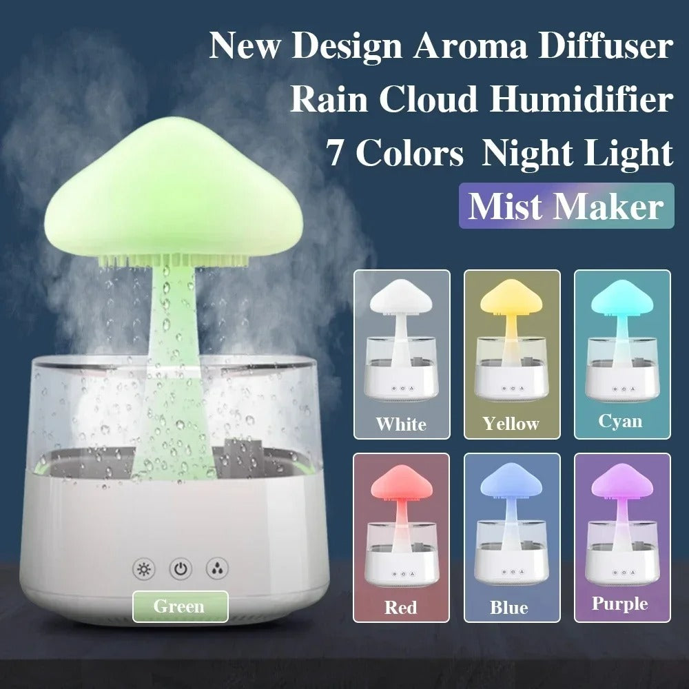 Cloud Rain Humidifier-Bluetooth Speaker