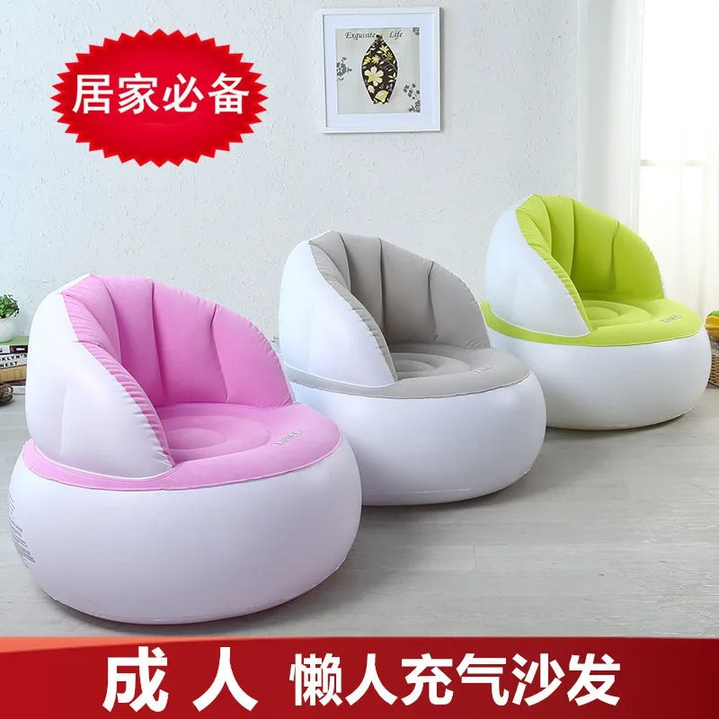 Flocking inflatable sofa