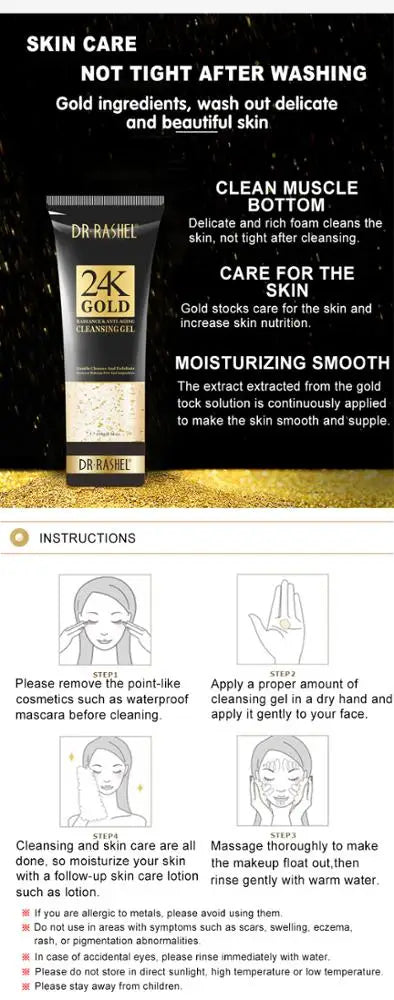 Dr. Rashel 24k Gold Radiance & Anti Cleansing Gel