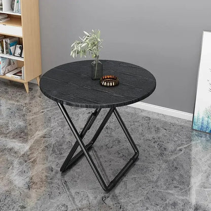 Wooden Folding Dining Round Table