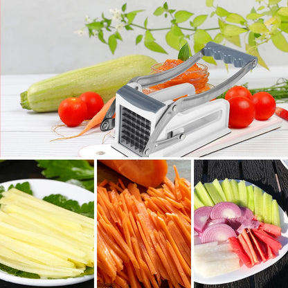 Potato Chipper Stainless Steel Potato Slicer Multifunct Vegetable Fruit Chipper