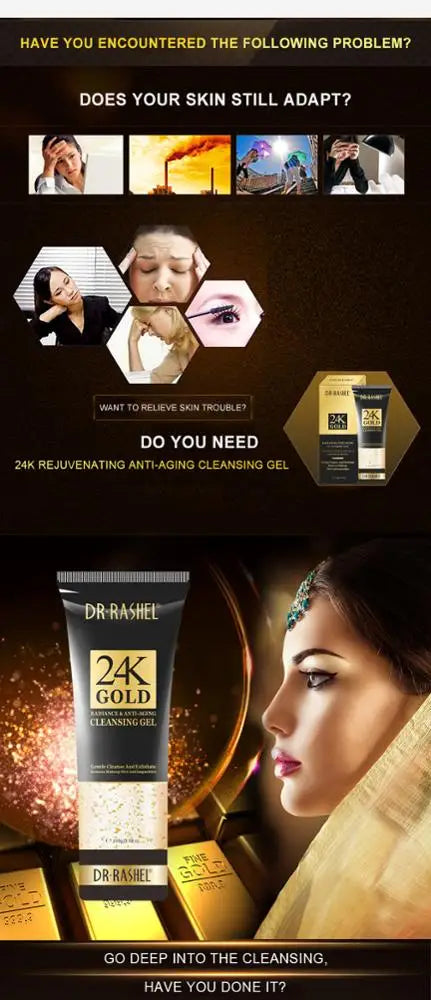 Dr. Rashel 24k Gold Radiance & Anti Cleansing Gel