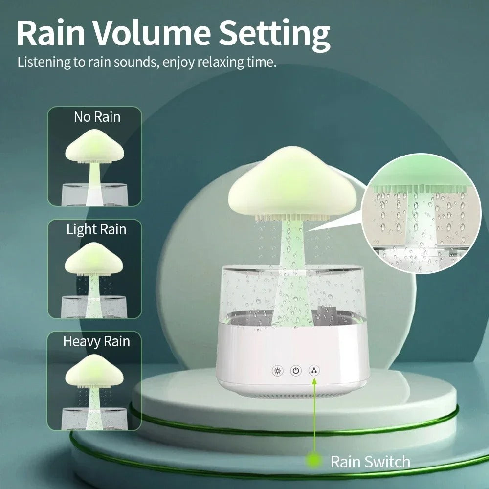 Cloud Rain Humidifier-Bluetooth Speaker