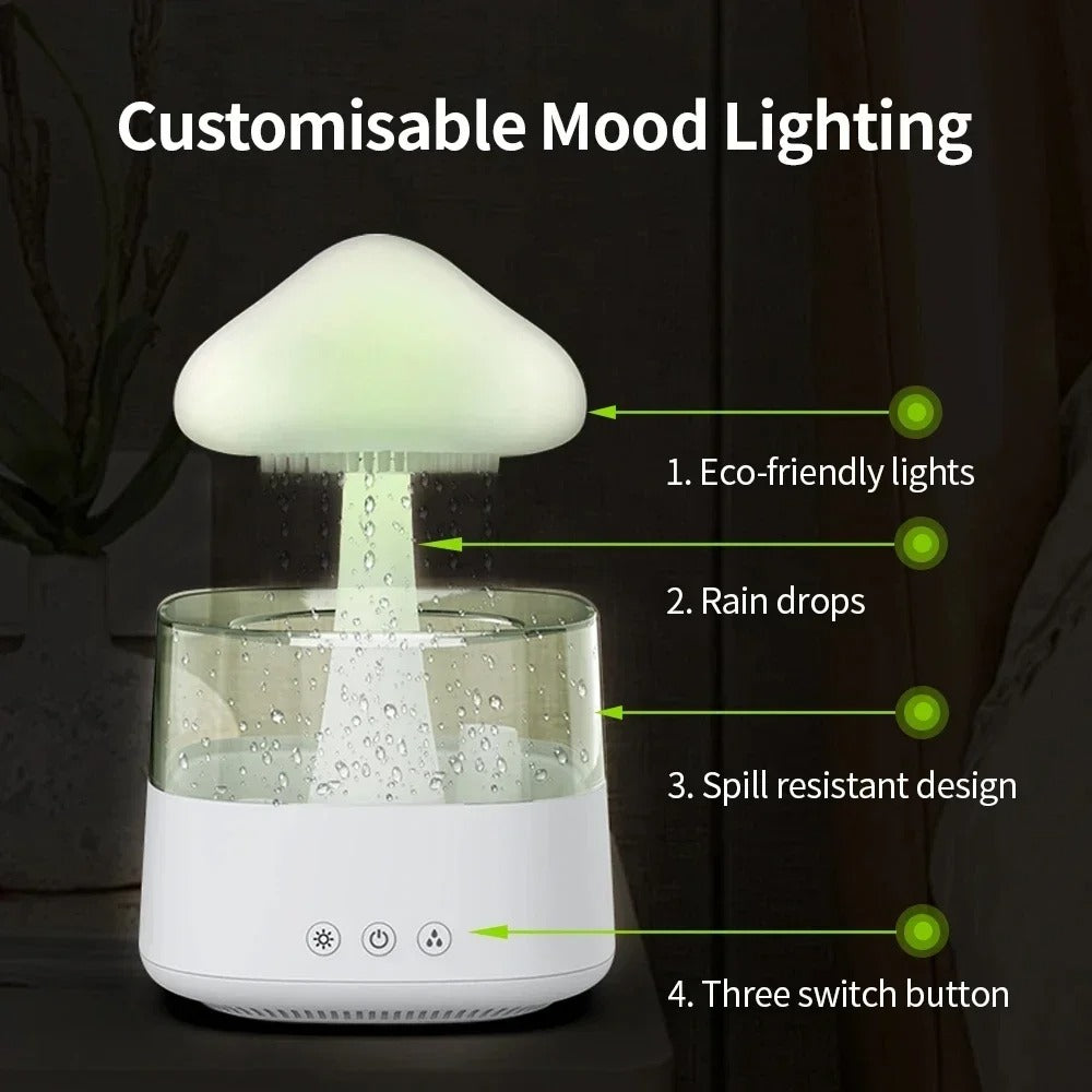 Cloud Rain Humidifier-Bluetooth Speaker