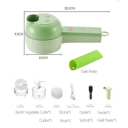 Electric Vegetable Slicer 4 in 1