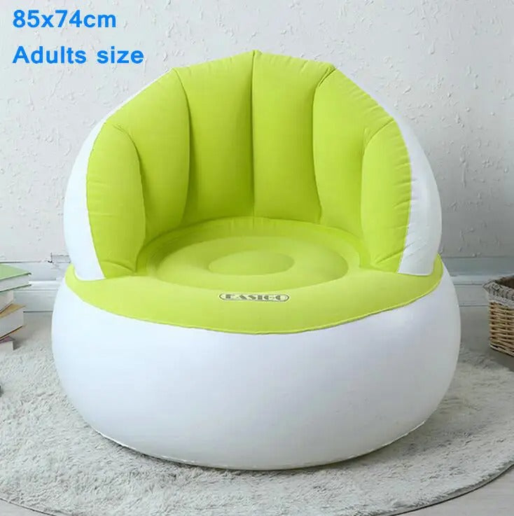 Flocking inflatable sofa