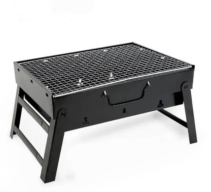 Portable Foldable BBQ Grills Patio Barbecue Charcoal Grill Stove Stainless Steel Outdoor Camping